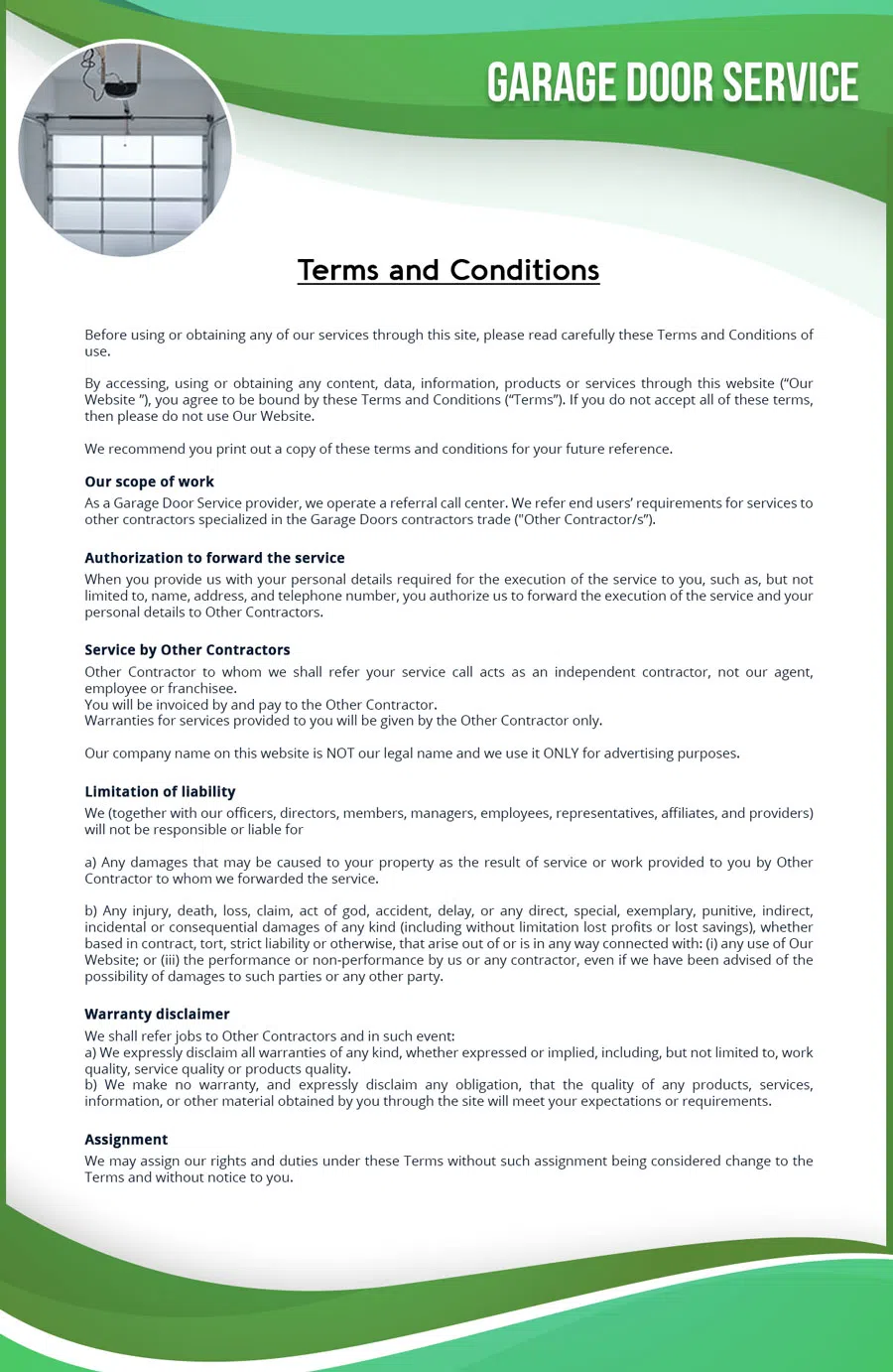 Quality Garage Door Service Ashland City, TN 615-433-5106